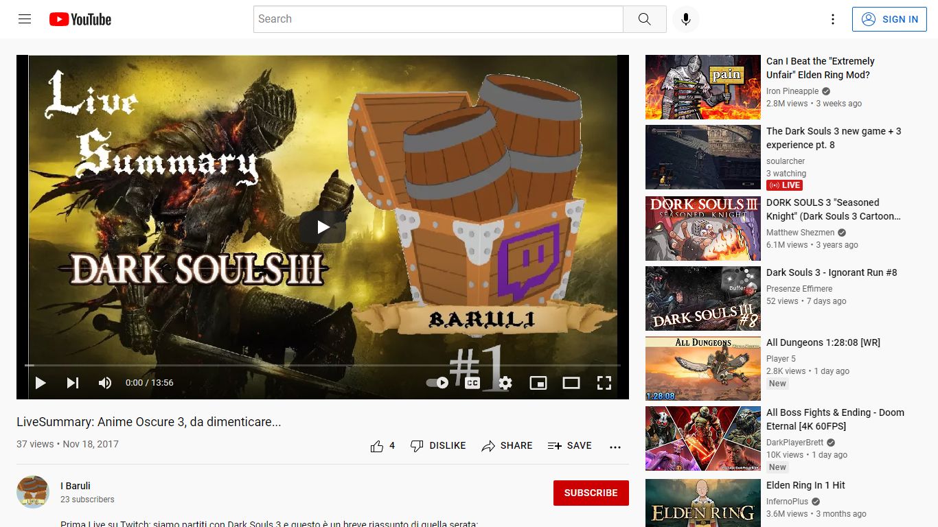 LiveSummary: Anime Oscure 3, da dimenticare... - YouTube